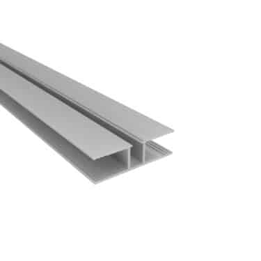 Aluminium H-Profil 70mm breit für Stegplatten