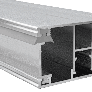 DUO Aluminium Randprofil inkl. Unterprofil als Set