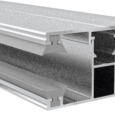 DUO Aluminium Mittelprofil komplett