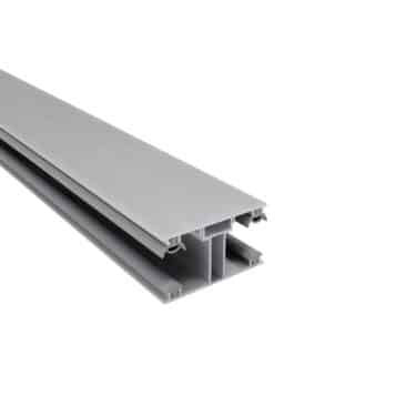 DUO Aluminium Mittelprofil komplett - Anwendungsbeispiel