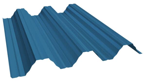 Trapezblech T-92 P Konstruktionsprofil in Enzianblau RAL 5010