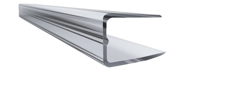 Passendes_U-Abschlussprofil VLF Polycarbonat U-Abschlussprofil für 10 und 16 mm Stegplatten