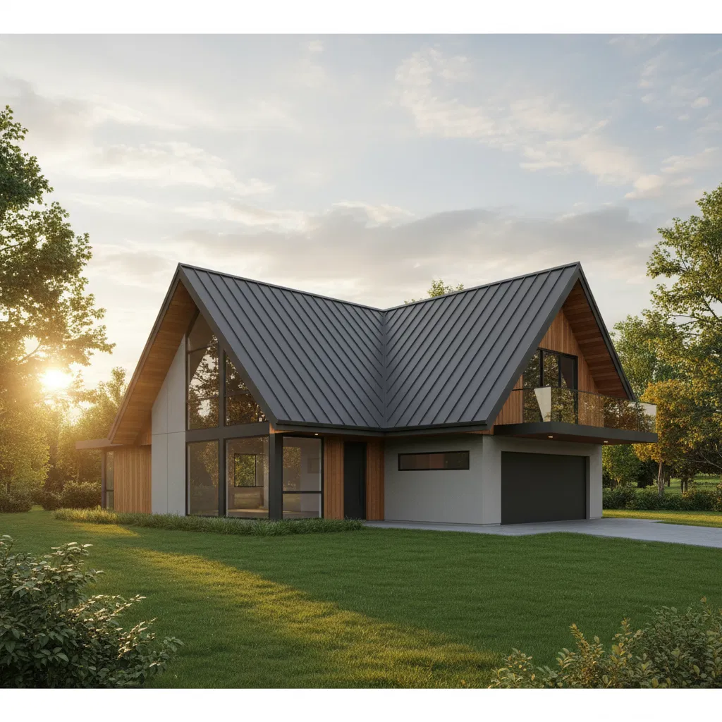 Ein Stehfalz Blech Dach Haus ist eine Wunderbare sache