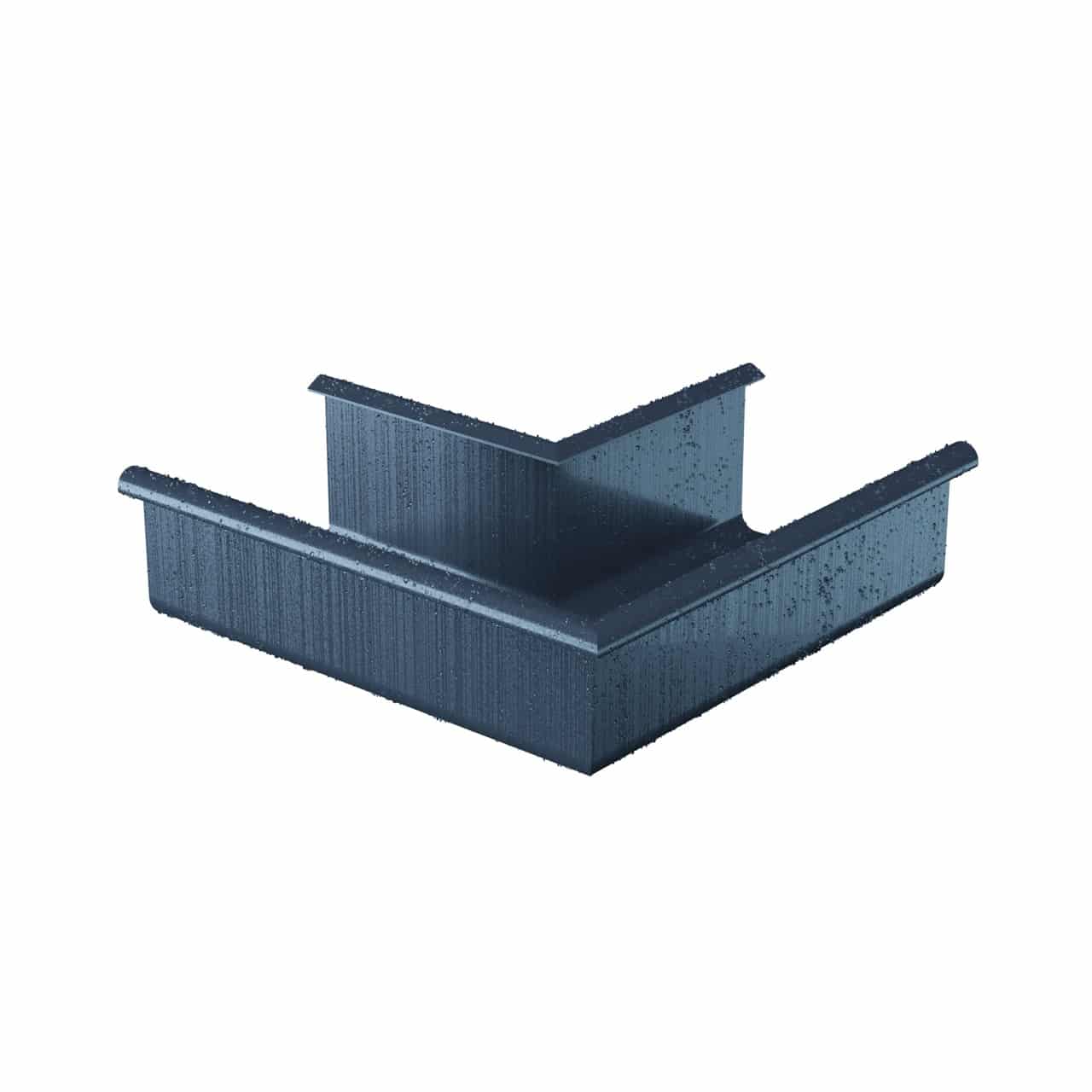 Eckstueck Quadratisch aussen Kastenrinne RAL 7016 Eckstueck Quadratisch aussen Kastenrinne RAL 7016