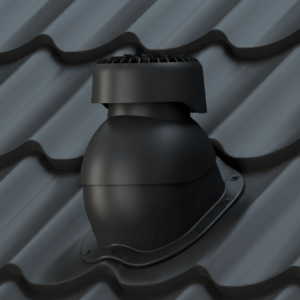 Sanitärlüfter für Dachziegelblech RAL 7016 anthrazitgrau