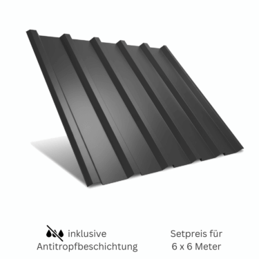 Restposten Trapezblech T 35 M 6x6m anthrazit