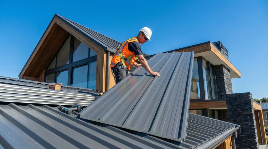 Sandwichplatten Montage