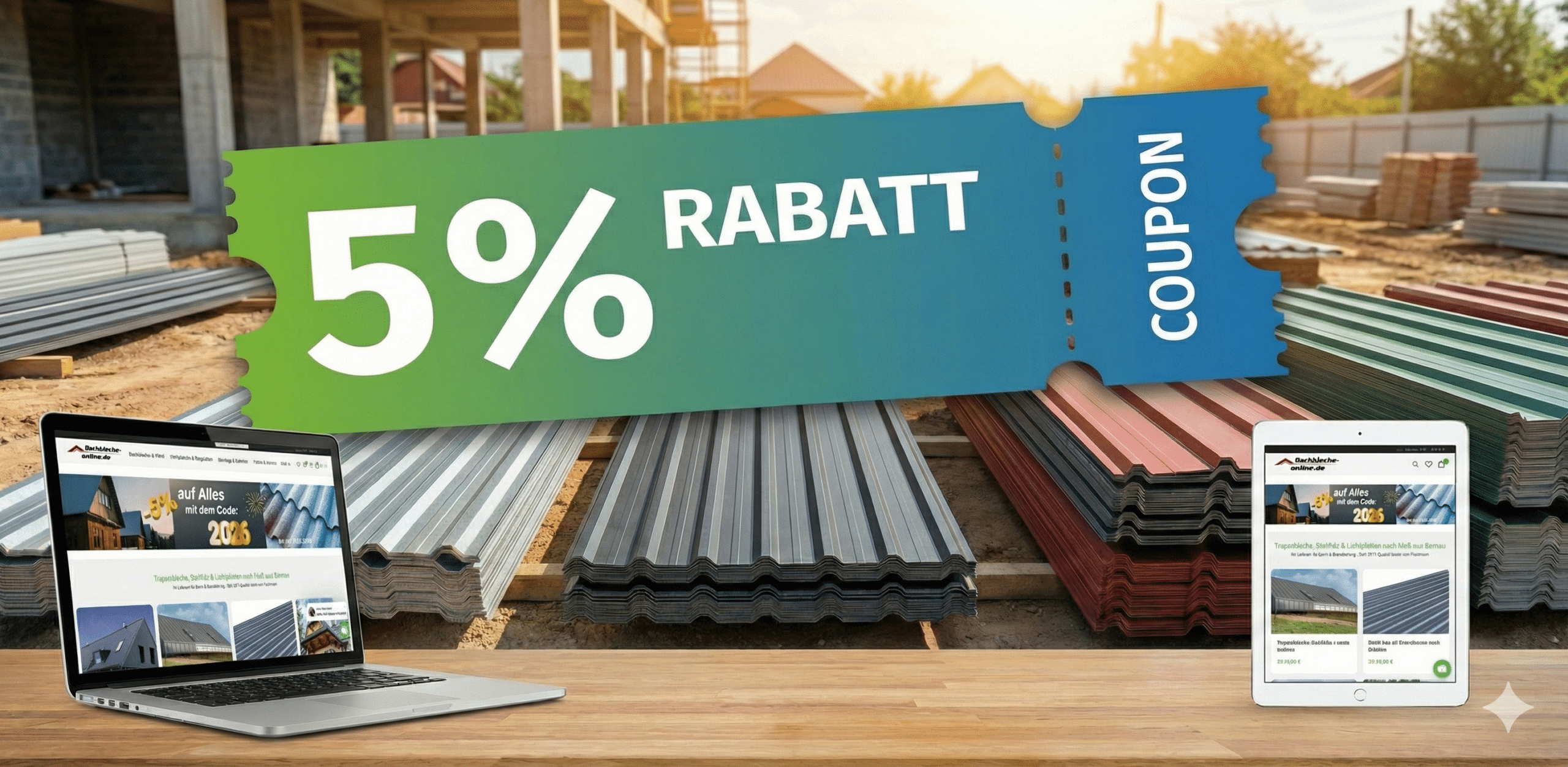 Dachbleche-Online Gutschein