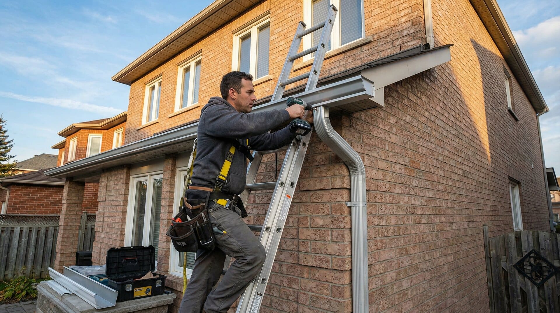 Dachrinne montieren: Anleitung, Kosten & Materialien