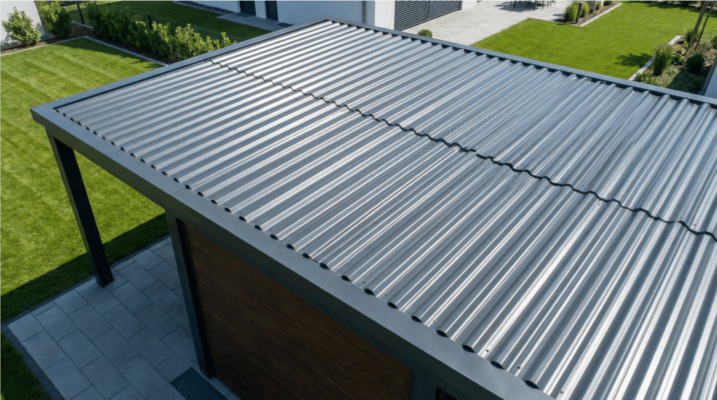 Wellblechdach